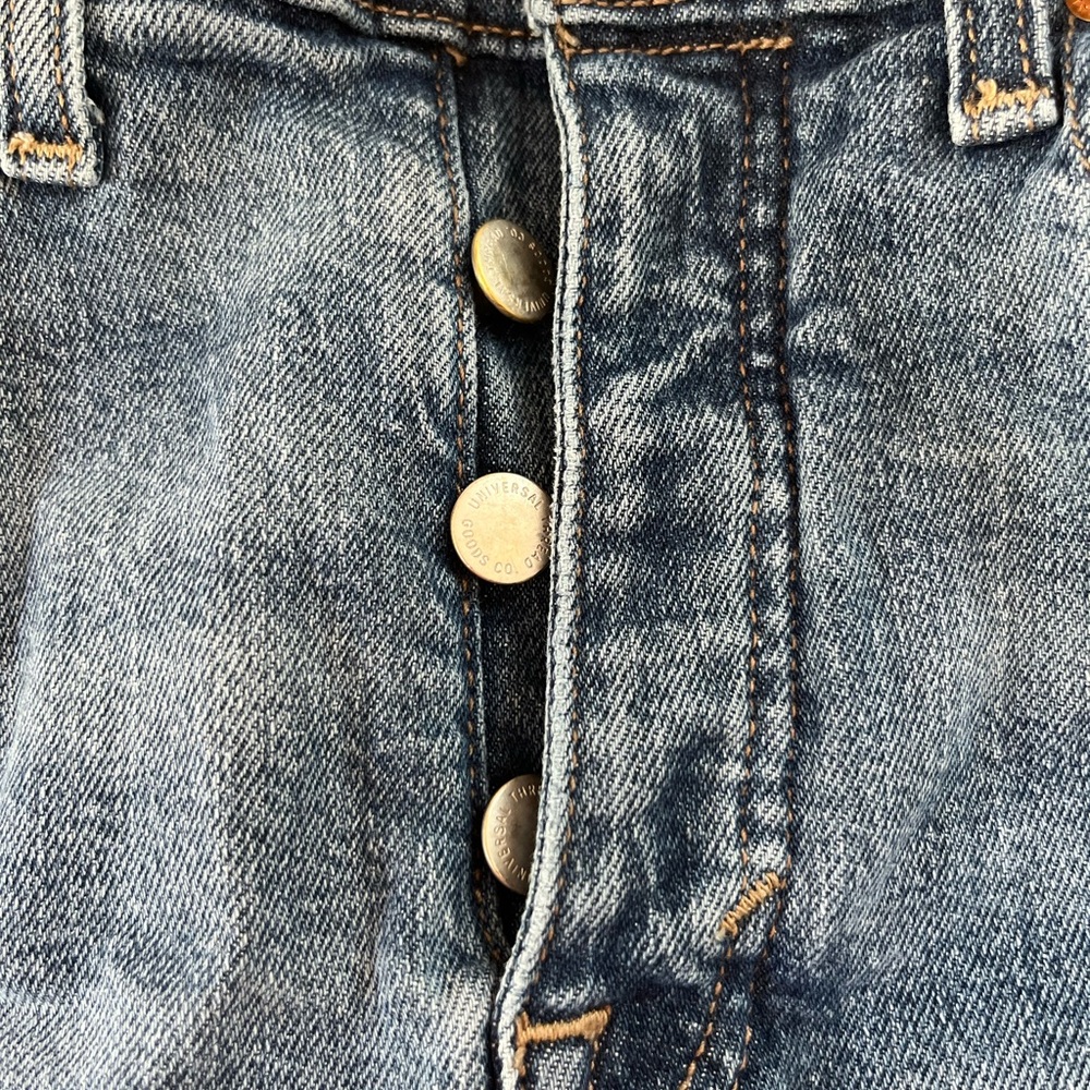 Universal Thread women’s button fly size 8 mid rise 80s slim jeans - Picture 6 of 15